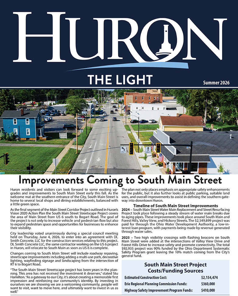 Summer 2026 Huron Light